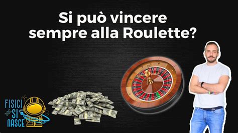 si può vincere alla roulette